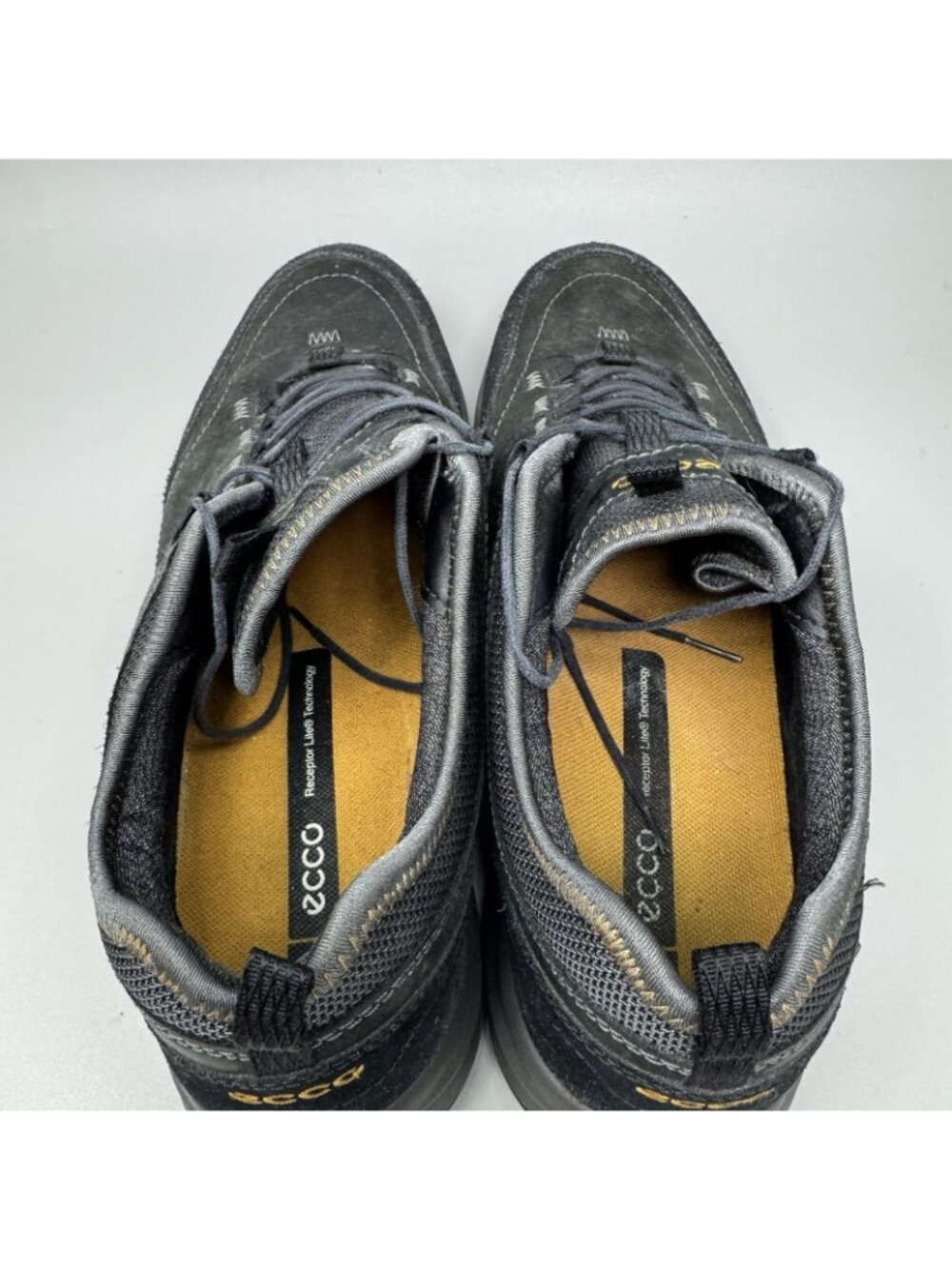 ECCO Men's Esphino GORE-TEX waterproof Hiking shoe Size 9 Gray Black - Picture 7 of 9